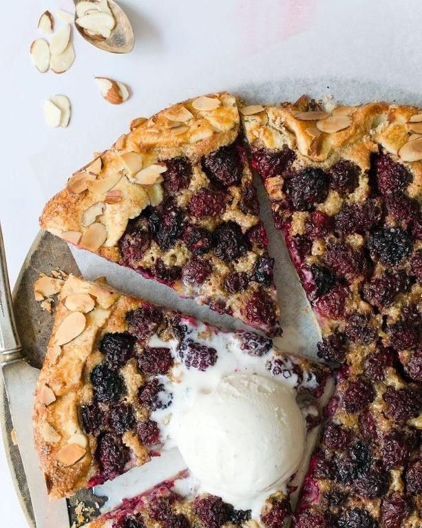 Blackberry and Almond Galette