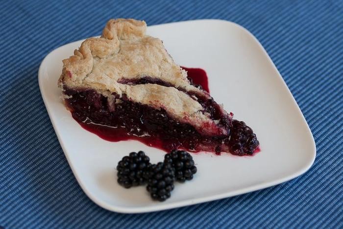 Blackberry and Maple Syrup Pie