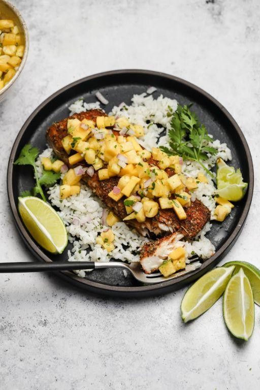 Blackened Mahi-Mahi with Pineapple Salsa