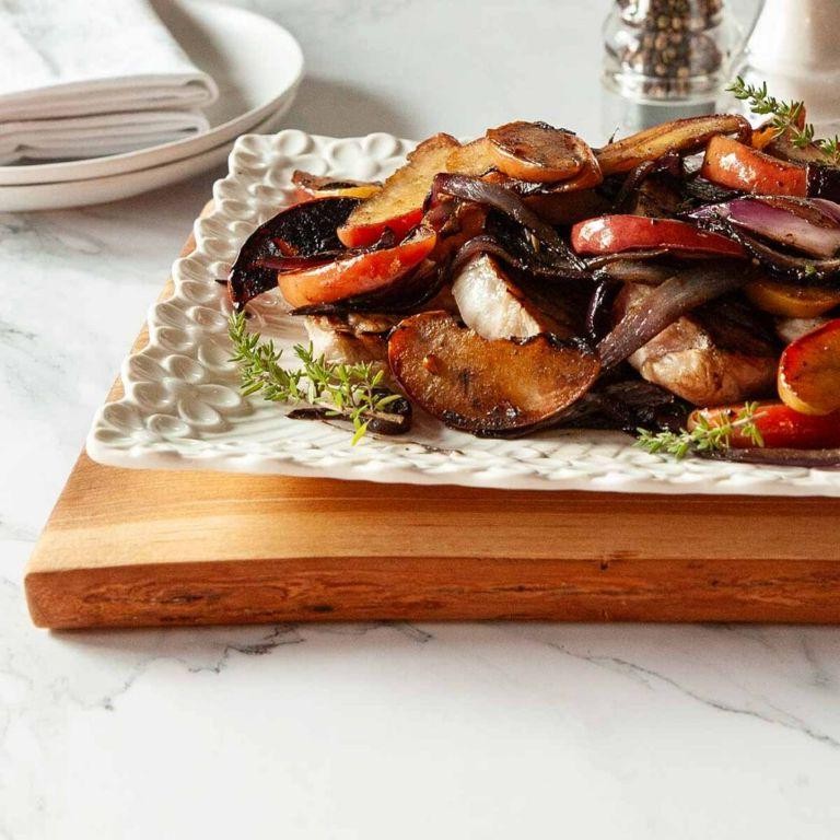 Blackstone Pork Chops with Caramelized Onions