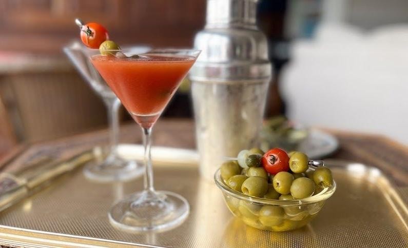Bloody Mary Dirty Martini