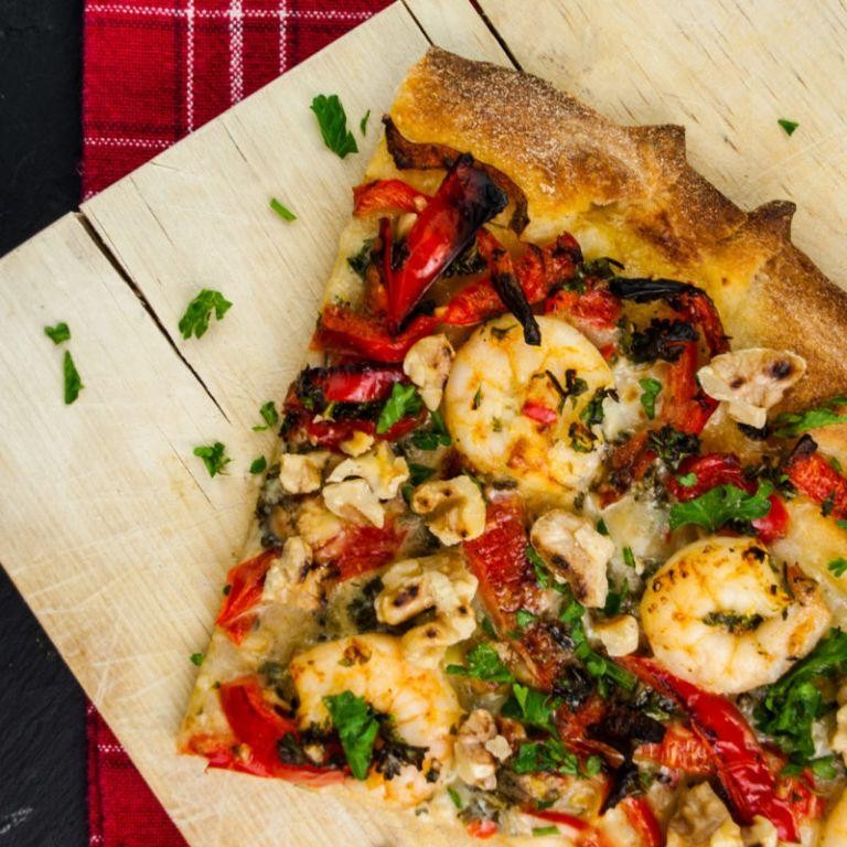 Blue Cheese and Garlic Butter Shrimp