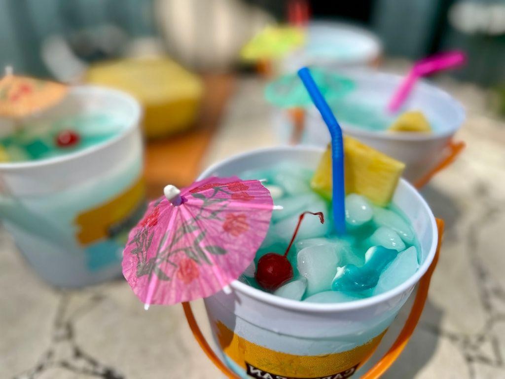 Blue Hawaiian Rum Bucket