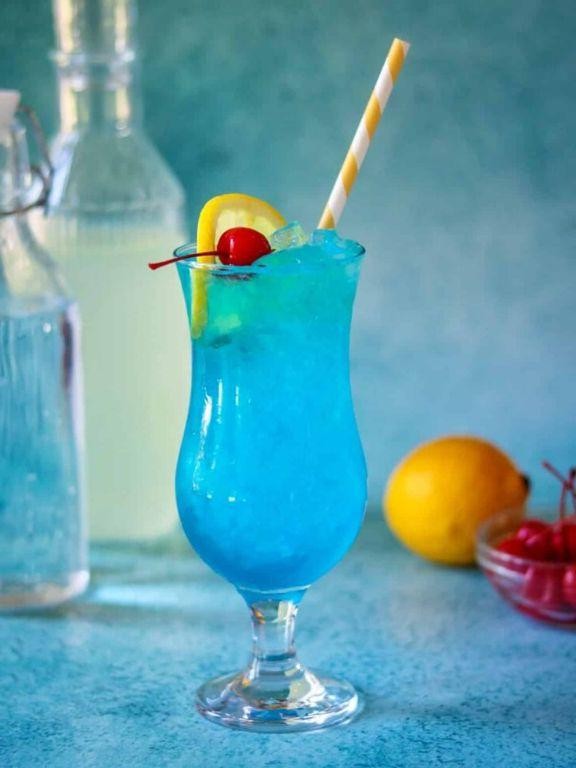 Blue Lagoon Mocktail