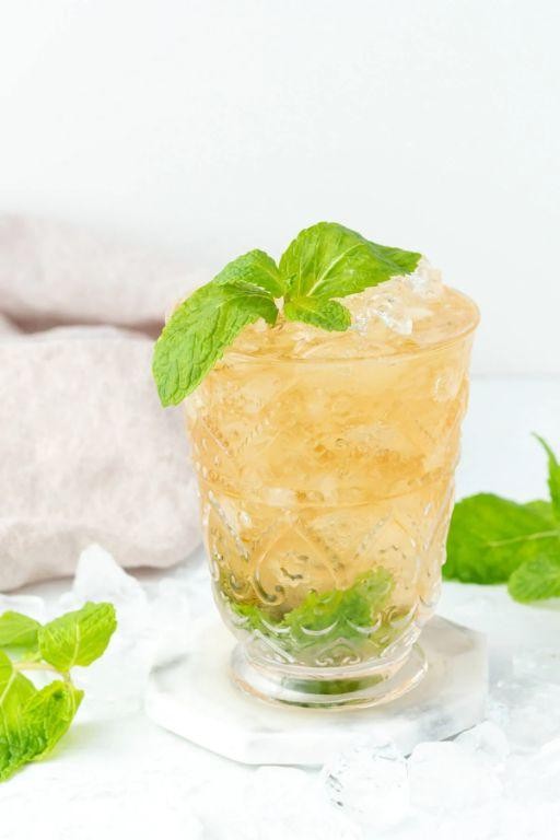 Blue Mint Julep Mocktail