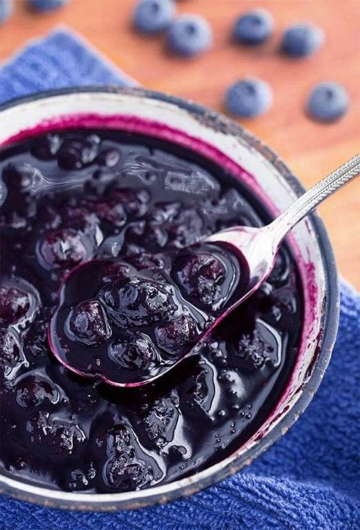 Blueberry Breast Milk Compote