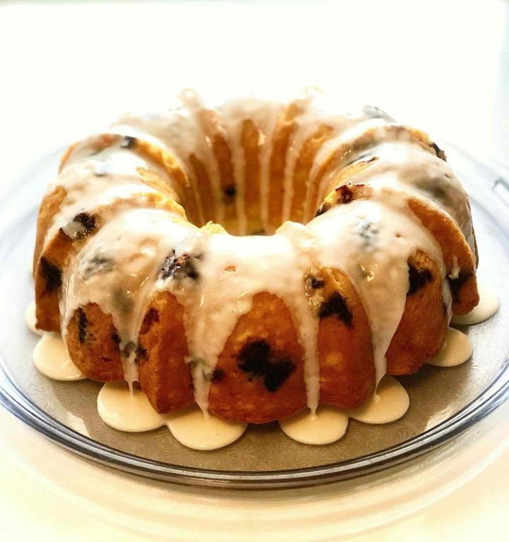 Blueberry Lemon Bundt Cake with Cake Mix