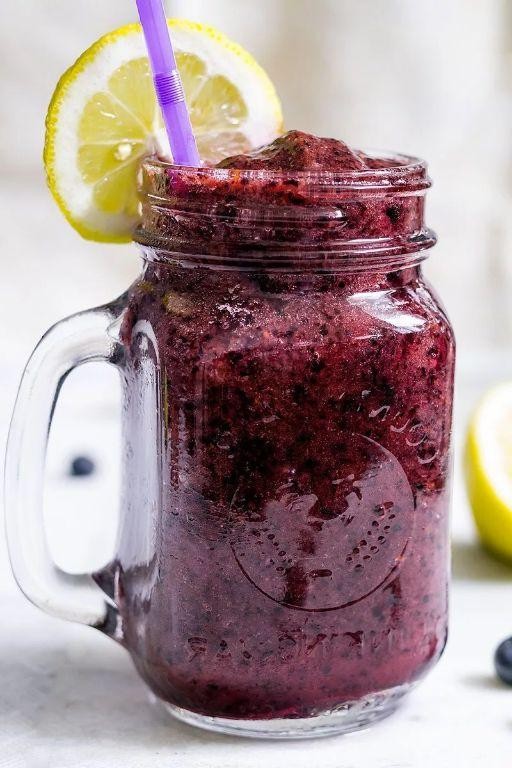 Blueberry Lemonade Slush