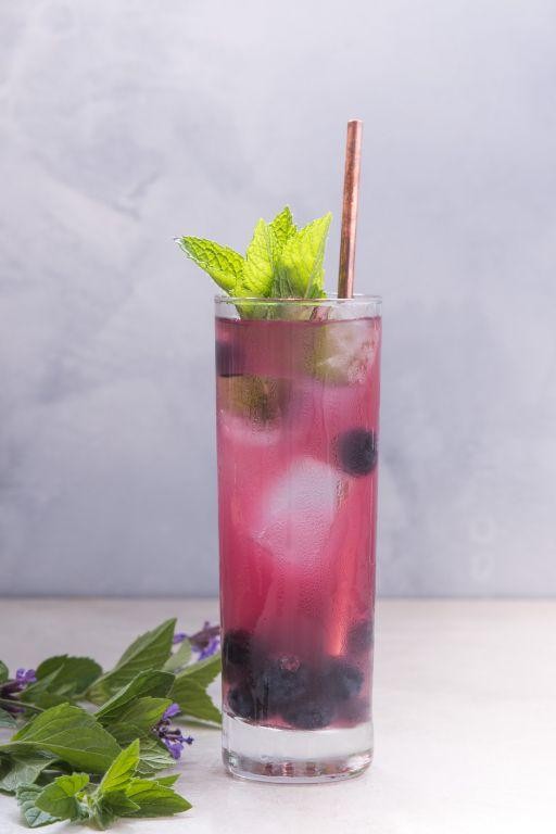 Blueberry Mint Soda