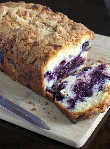 Blueberry Streusel Sweet Bread
