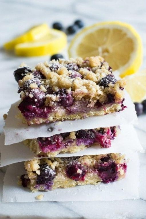 Blueberry and Lemon Crumble