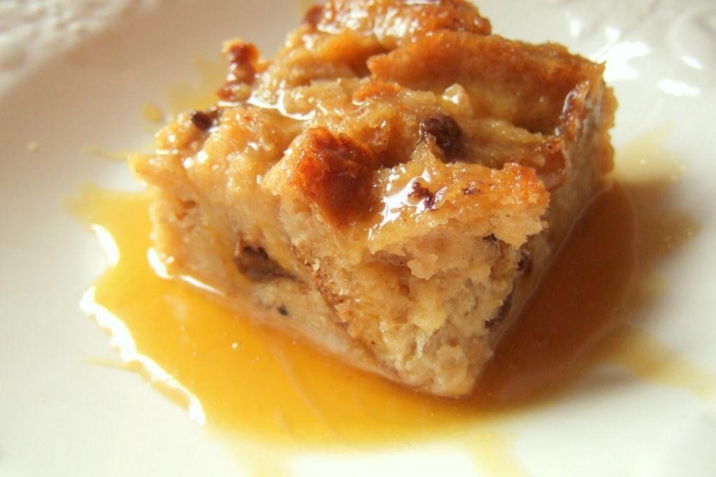 Bourbon Cream Bread Pudding