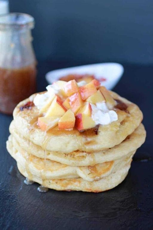 Bourbon Cream Pancakes