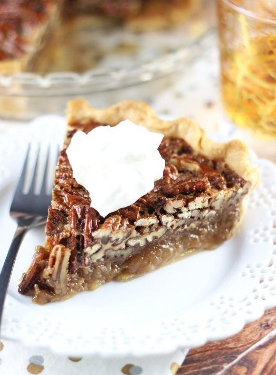 Bourbon Cream Pecan Pie