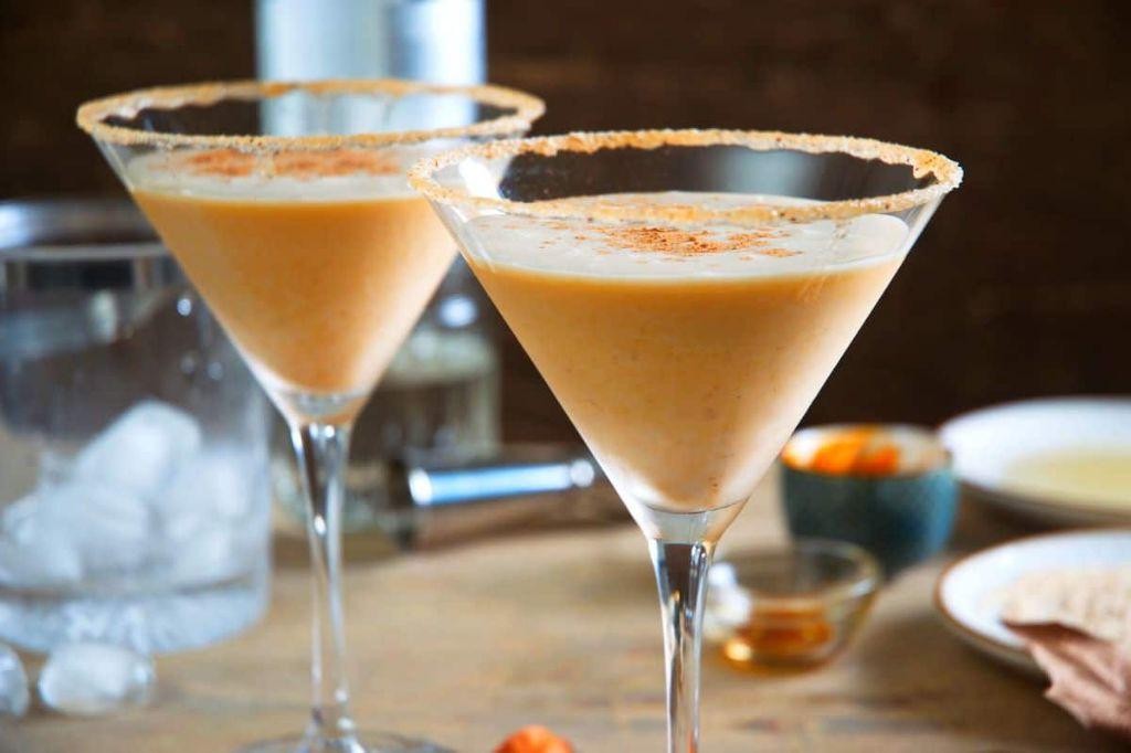 Bourbon Pumpkin Pie Martini