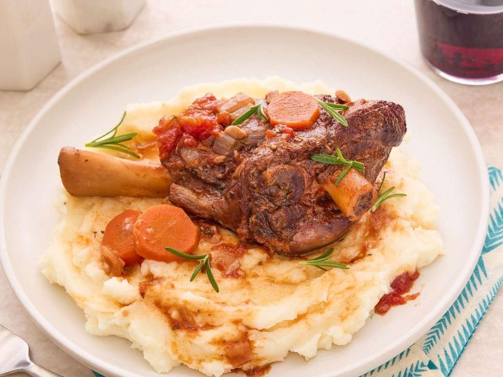 Braised Lamb with Sorrel and Rosemary