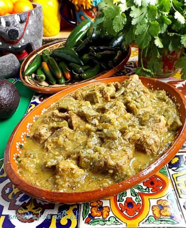 Braised Mexican Pork Loin in Tomatillo Sauce