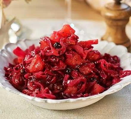 Braised Red Cabbage with Juniper Berries