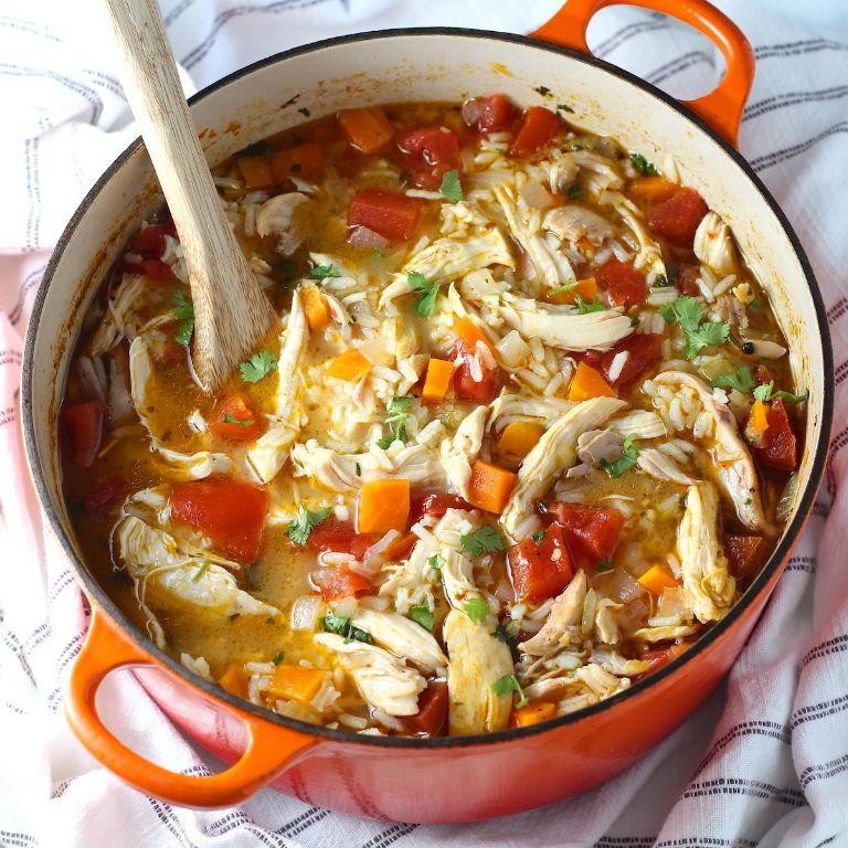 Brazilian Chicken Canja (Chicken Soup)