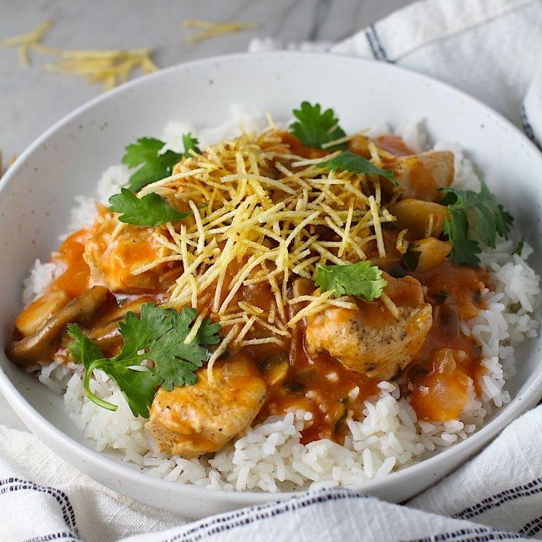 Brazilian Chicken Stroganoff