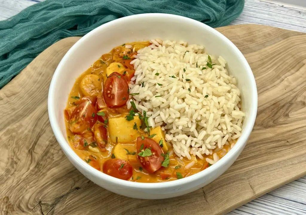 Brazilian Yellow Rice with Hearts of Palm