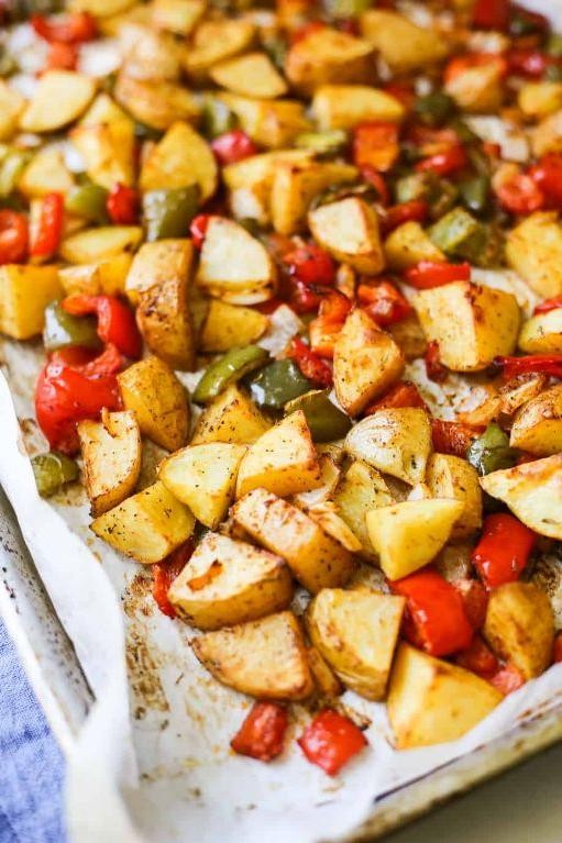 Breakfast Potatoes with Peppers