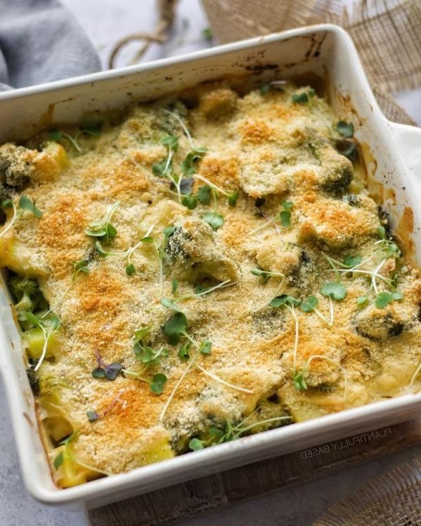 Broccoli and Potato Gratin