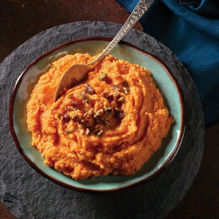 Brown Sugar Caramelized Onion Sweet Potato Puree