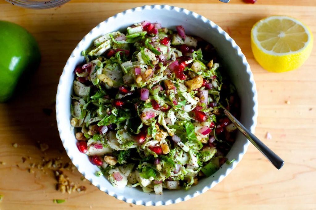 Brussels Sprouts and Pomegranate Salad