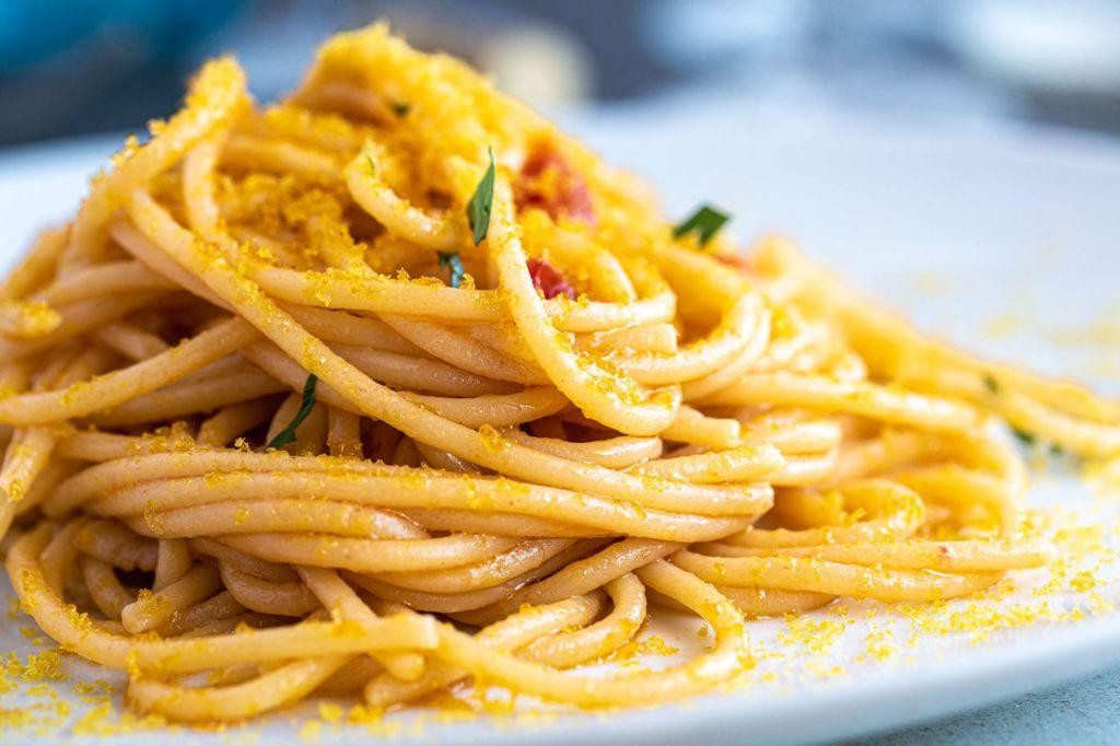 Bucatini con la Bottarga
