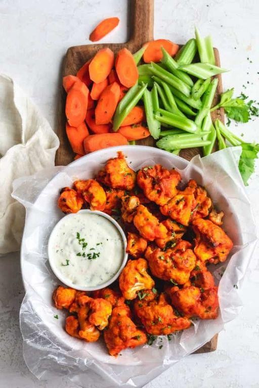 Buffalo Cauliflower Bites