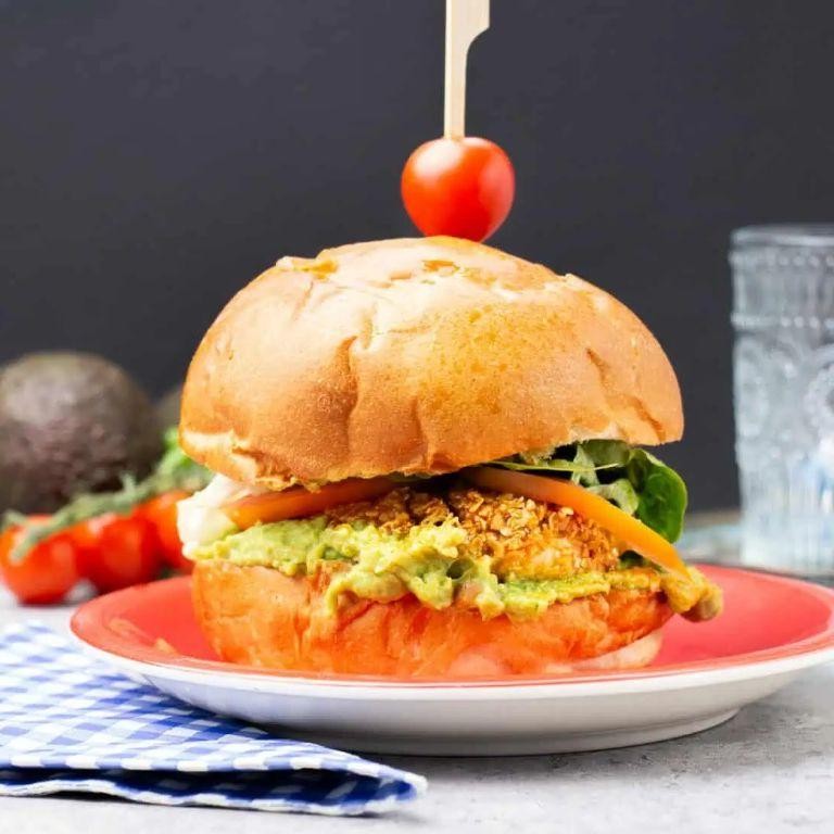 Buffalo Chicken Burgers with Fried Egg Topping