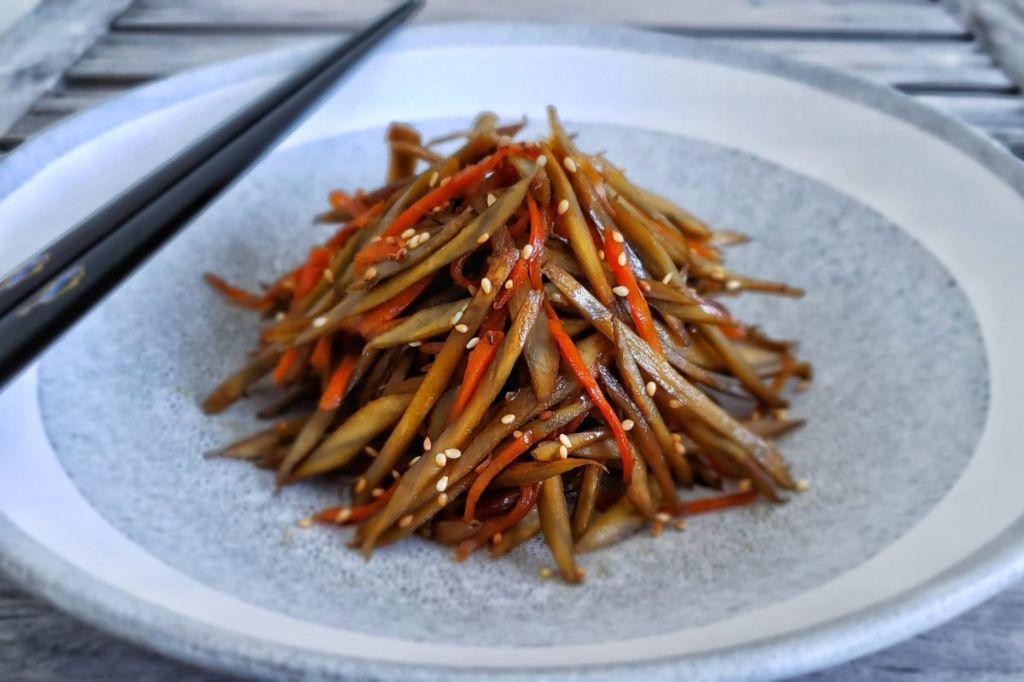 Burdock Root and Carrot Kinpira