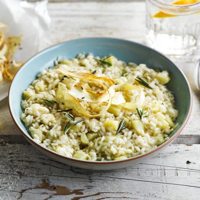 Burdock Root and Mushroom Risotto