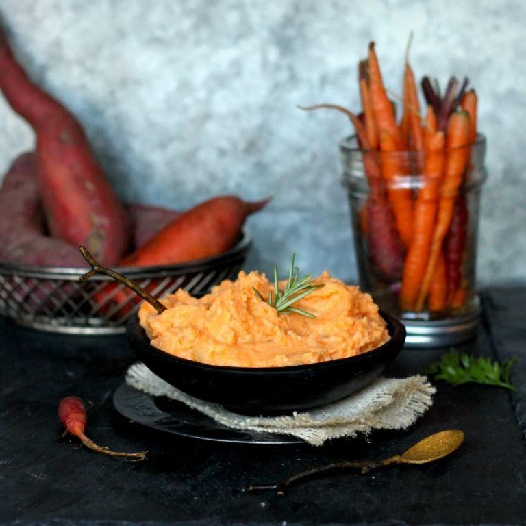 Burdock Root and Sweet Potato Mash