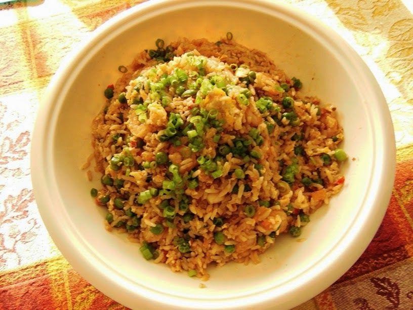Burmese Fried Rice with Shrimp