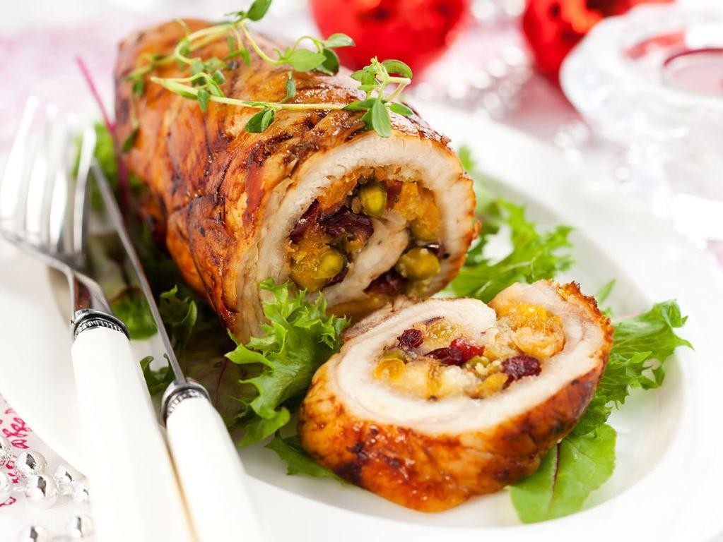 Butterball Turkey Breast Stuffed with Cranberry and Walnut