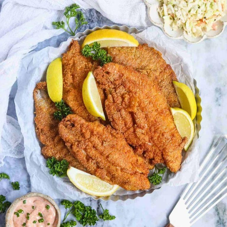 Buttermilk Marinated Pan-Fried Catfish