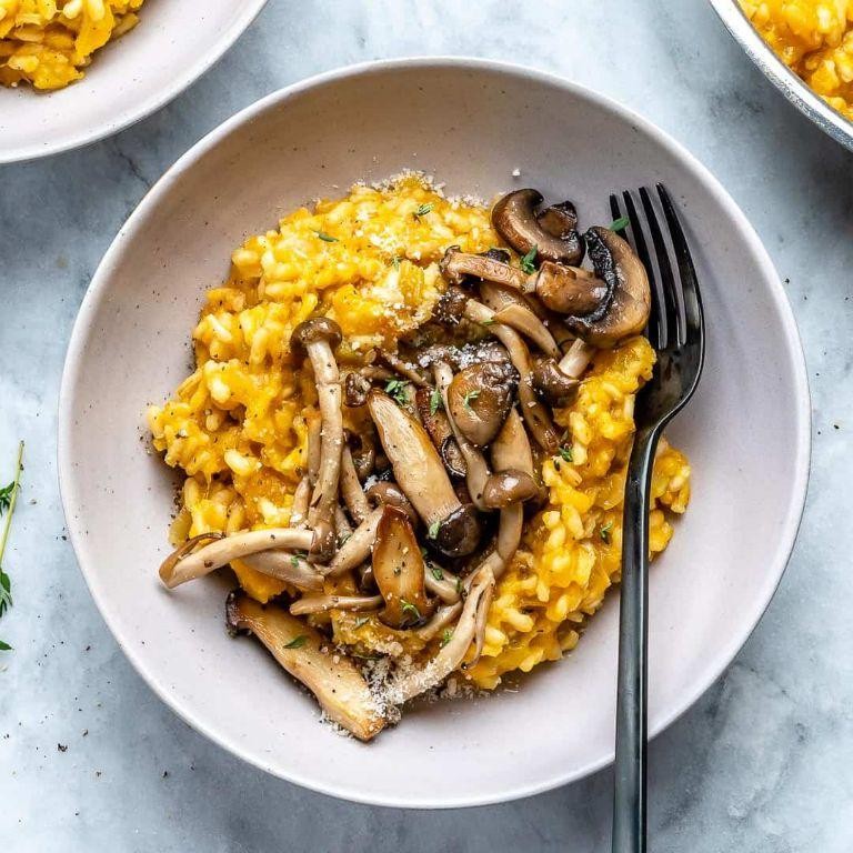 Butternut Squash and Mushroom Risotto