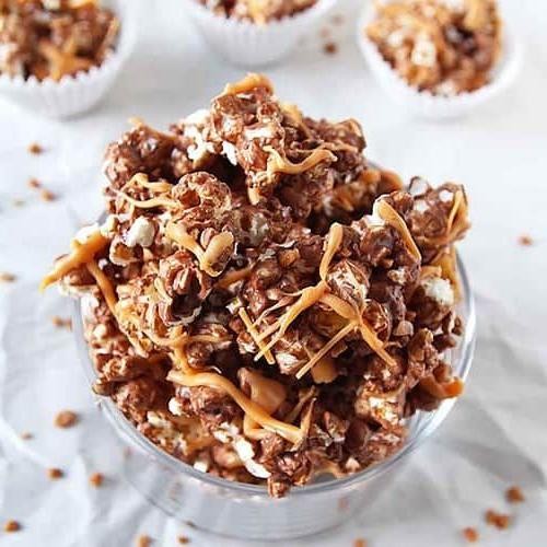 Butterscotch Chip Caramel Popcorn