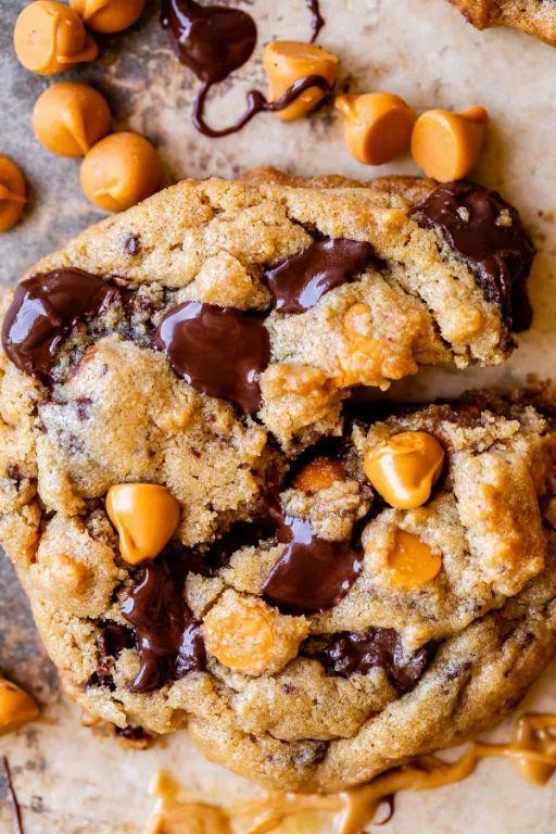 Butterscotch Chip Peanut Butter Cookies