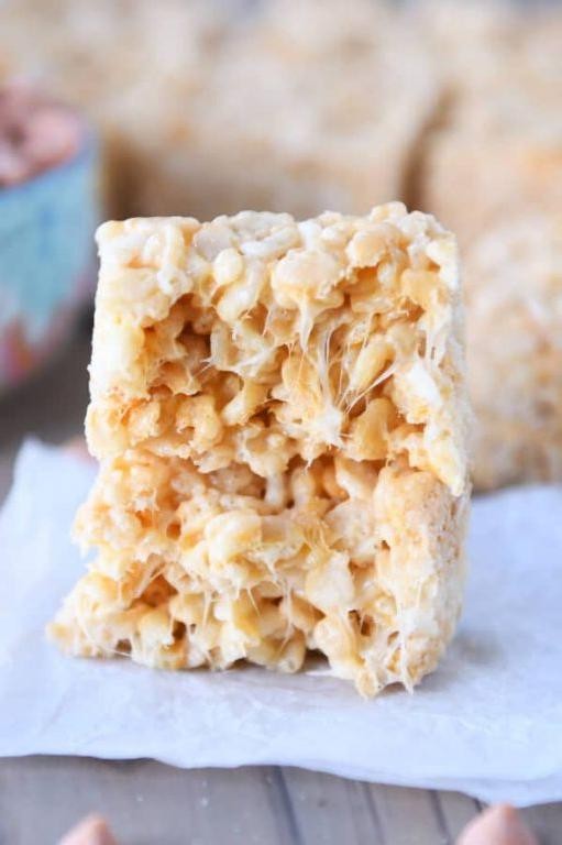 Butterscotch Chip Rice Krispie Treats