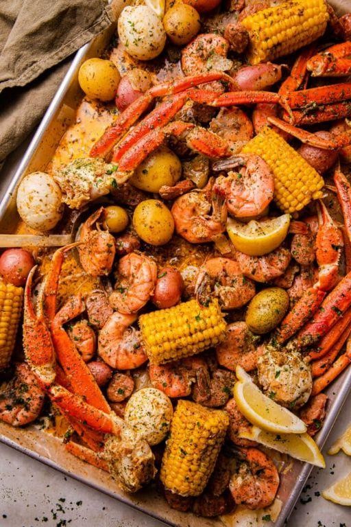 Cajun Boiling Crab with Sausage and Potatoes
