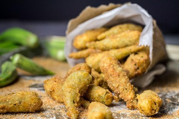 Cajun Fried Okra