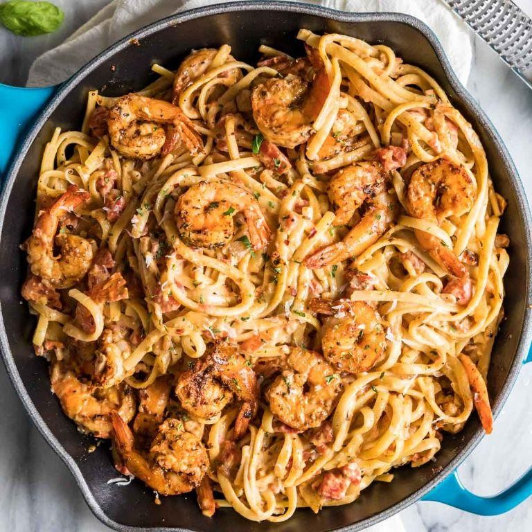 Cajun Shrimp and Cheese Pasta