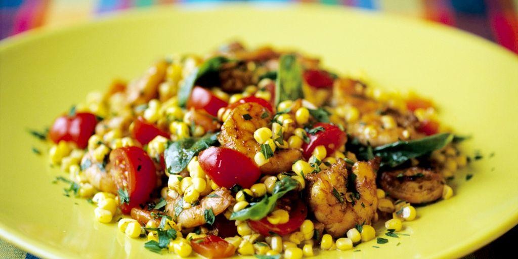 Cajun Shrimp and Corn Salad