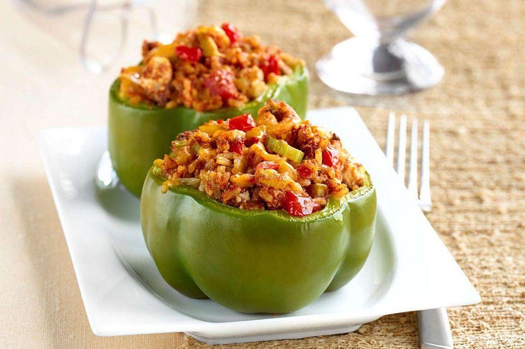 Cajun Stuffed Bell Peppers