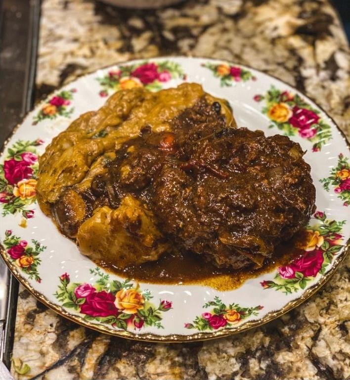 Cajun-Spiced Hamburger Steak with Creole Sauce