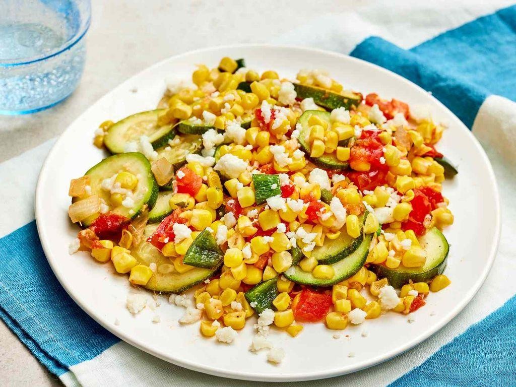 Calabacitas with Corn and Cheese