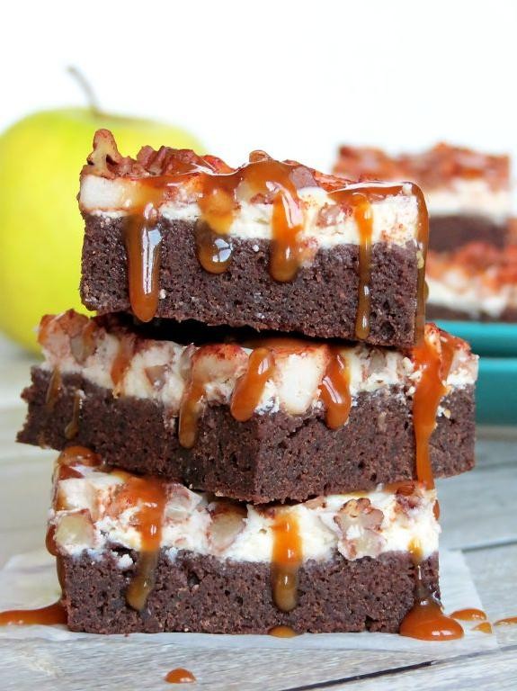 Caramel Apple Brownies